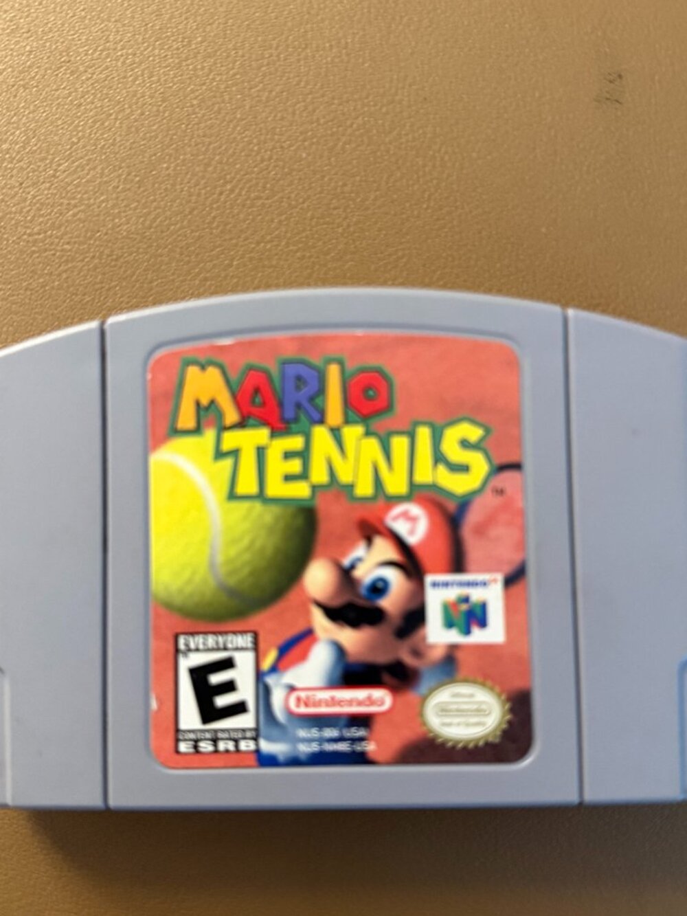 Mario Tennis nintendo 64 game